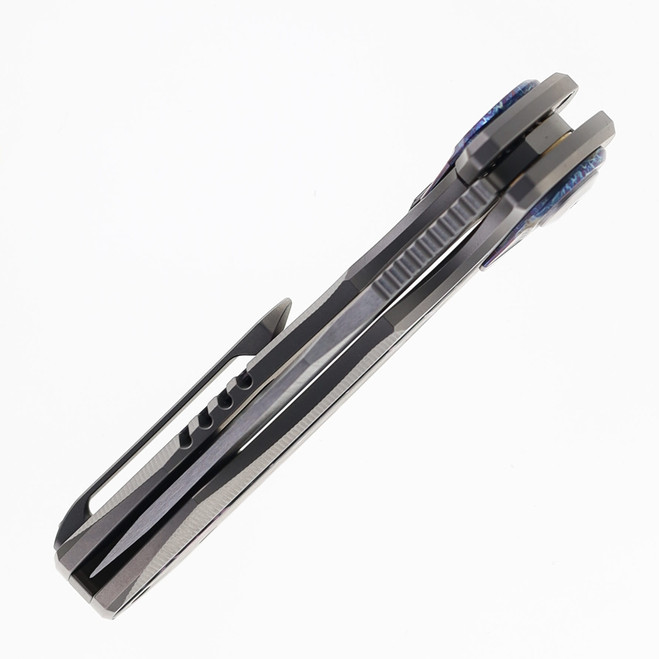 Remette Knives RT-Saker Falcon Folding Knife Titanium and