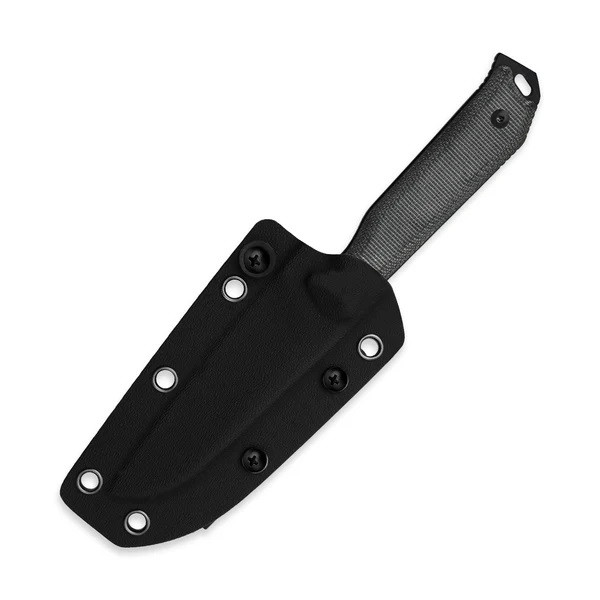 Kizer Begleiter Fixed Blade Knife Black Micarta Handle 3V Drop