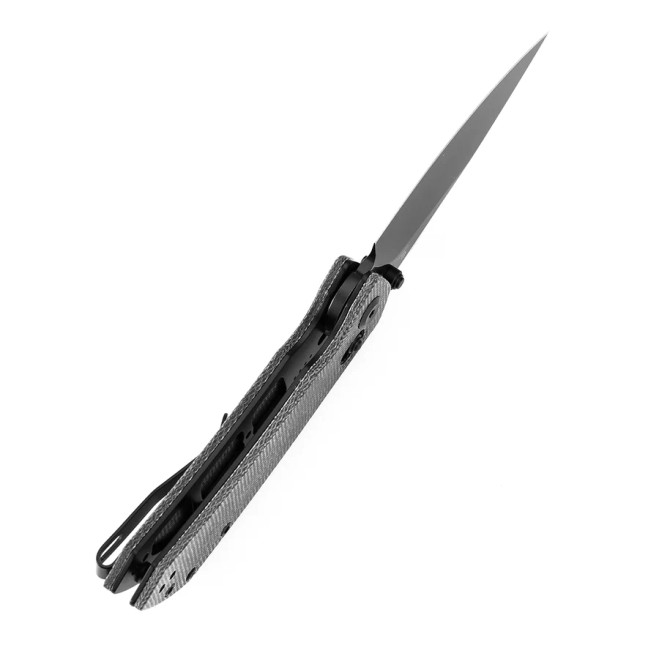 Tenable Fenrir Cross Bar Lock Folding Knife Black Micarta