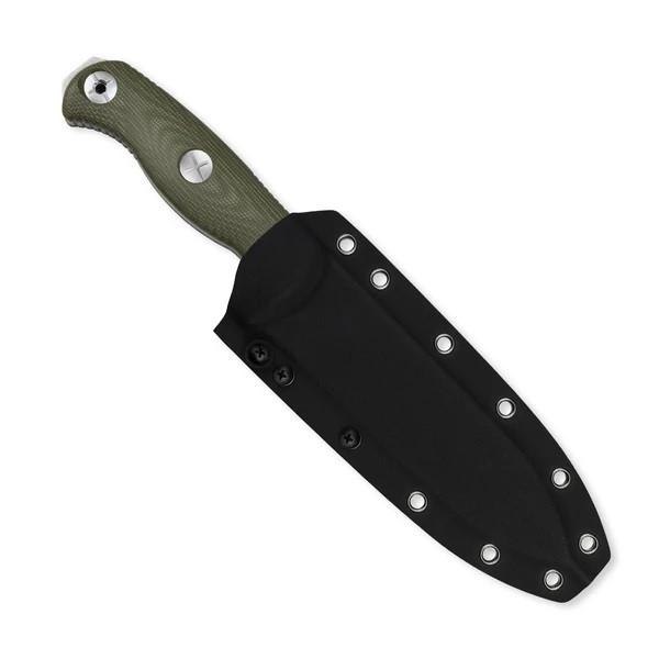 Kizer Drop Bear Folding Knife Green Micarta Handle AEB-L Drop