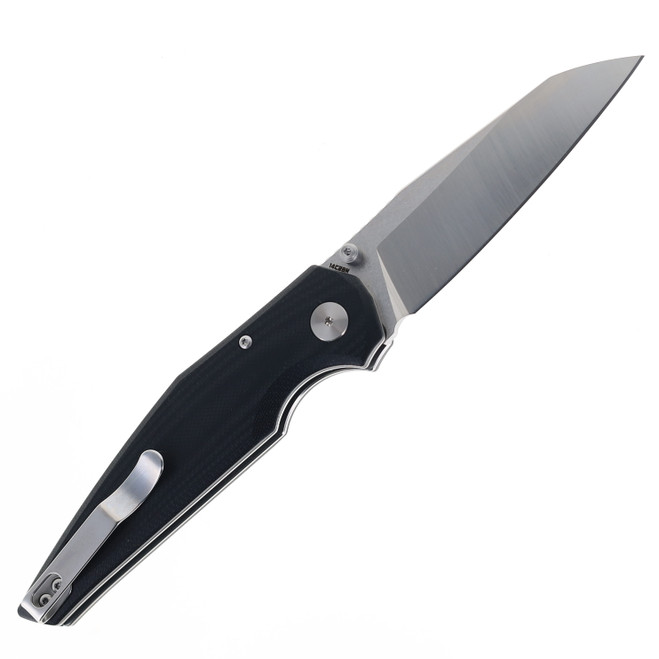 Bestech Snakebird BG58C Button Lock Black G10 Handle 14C28N Satin