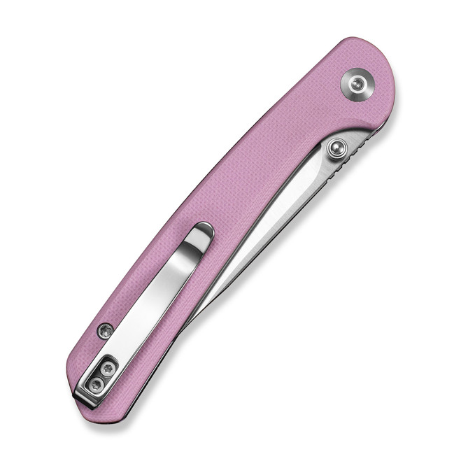 Sencut Skelfin Folding Knife Powder Pink G10 Handle 9Cr18MoV Plain