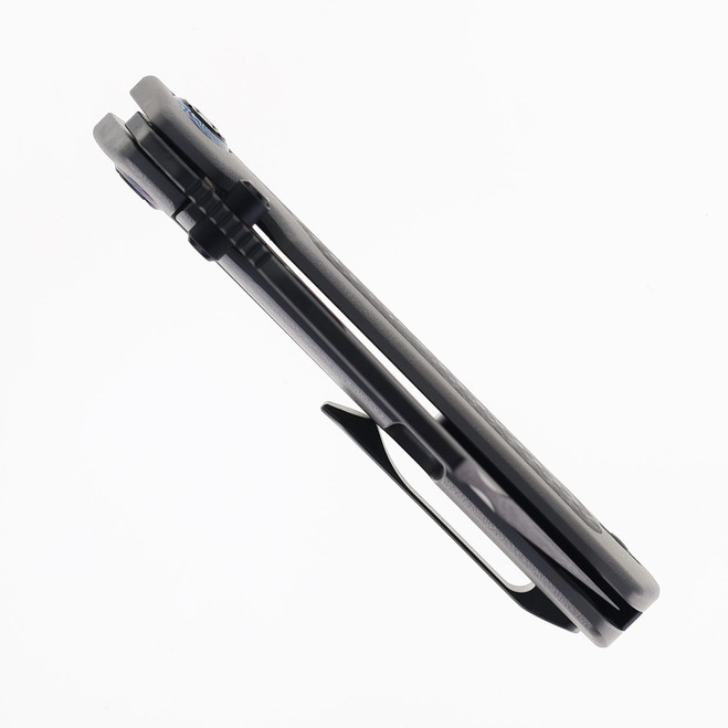 Kunwu Chochise Folding Knife Titanium w/ Carbon Fiber Inlay DLC