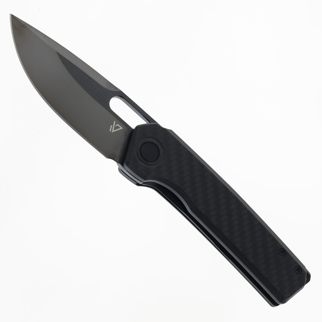 Vanguard Breaker Folding Knife Carbon Fiber Handle S35VN DLC Semi Mirror Polished Blade
