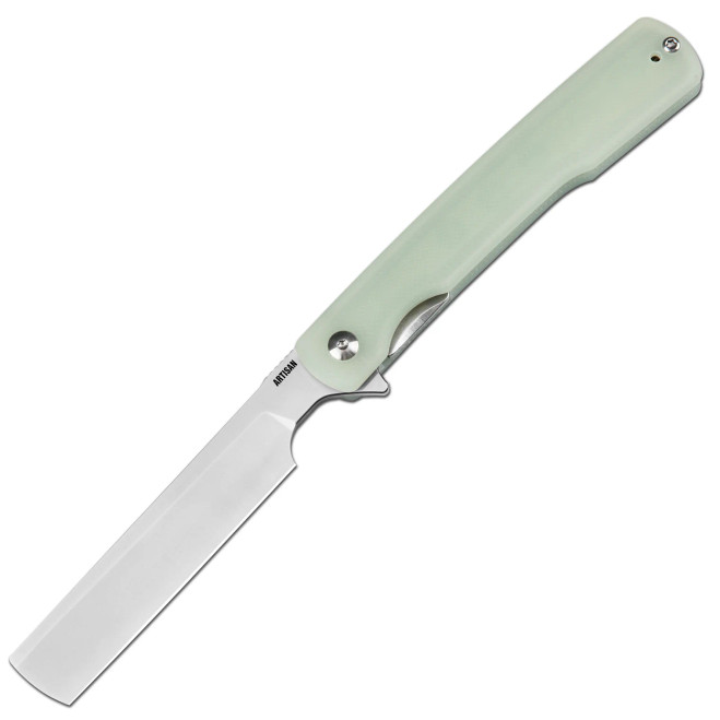 Artisan Cutlery Orthodox V2 AR-RPM9 Steel Blade Green G10 Handle Folding Knife 1883P-NTG