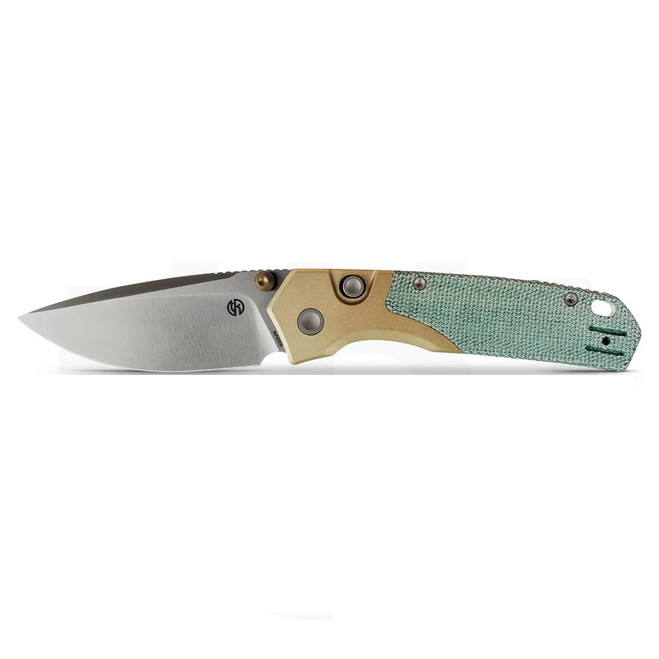 Vosteed Psyop Folding Knife Teal Norplex UltreX Micarta Handle