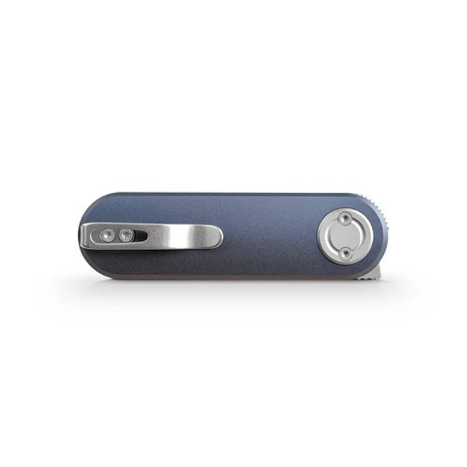 フォン Vosteed Corgi V Folding Knife Dark Slate Blue Aluminum