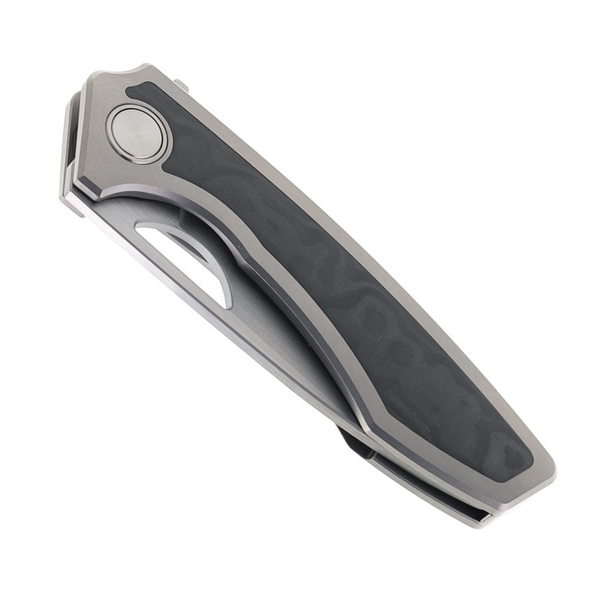 Gecko Customz Knifeworks Sikorae V2 Folding Knife Flipper Black