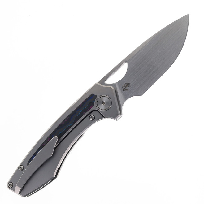 REMO クイーカ Chalo Eduardo シグネチャー・モデル Gecko Customz Sikorae V2 Ti/Damtanium CF Inlay Frame Lock Knife