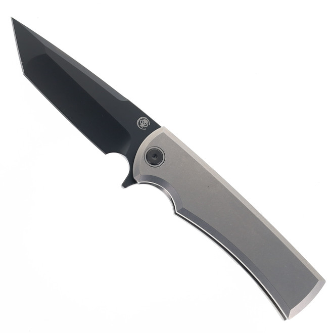 Chaves Knives Liberation Street Integral Titanium Handle Folding Knife M390 DLC Tanto Blade Chaves Knives Liberation Street Integral Titanium Handle Folding Knife M390 DLC Tanto Blade