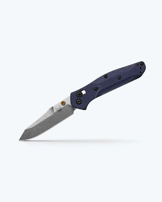 Benchmade Mini Osborne Folding Knife Denim Micarta Handle M390