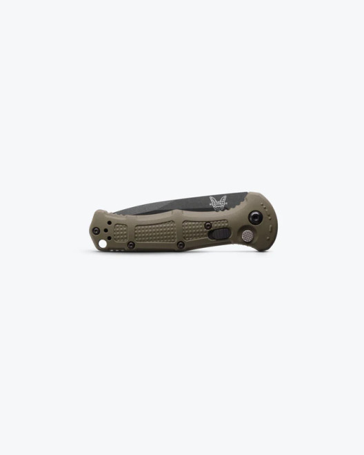 Benchmade Mini Claymore Auto Knife Green Grivory Handle D2 Drop