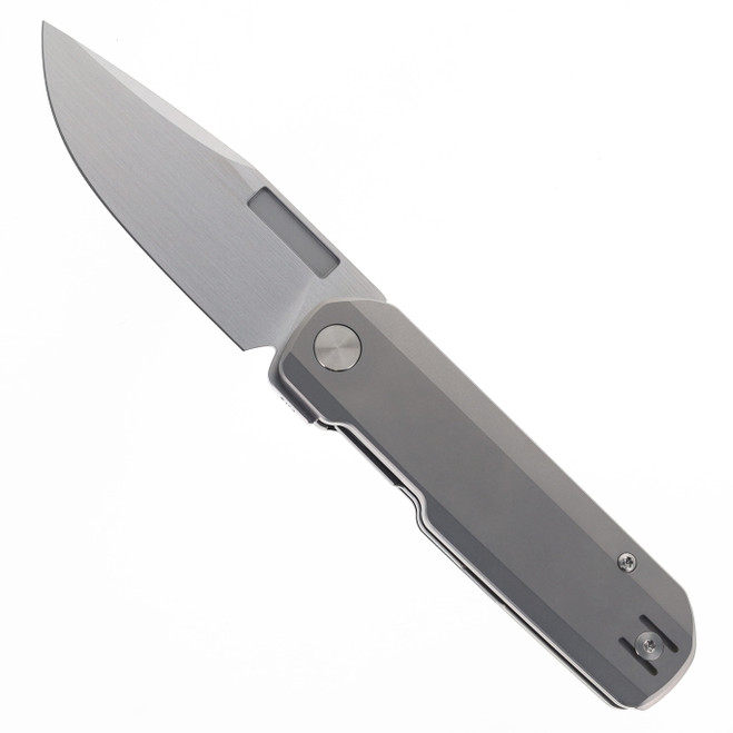 Vero Engineering Knives Avid 1 Hand Satin S45VN Blade Titanium Handle Liner Lock Folding Knife Vero Engineering Knives Avid 1 Hand Satin S45VN Blade Titanium Handle Liner Lock Folding Knife