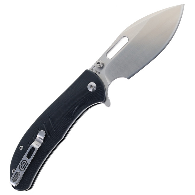 Mee様 Critcal Strike Zulu Folding Knife Black G10 Handle VG-10 Plain