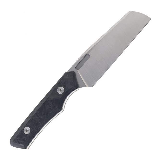 ブラックs Vero Engineering Axon Fixed Blade M390 Belt Satin Blade Marbled