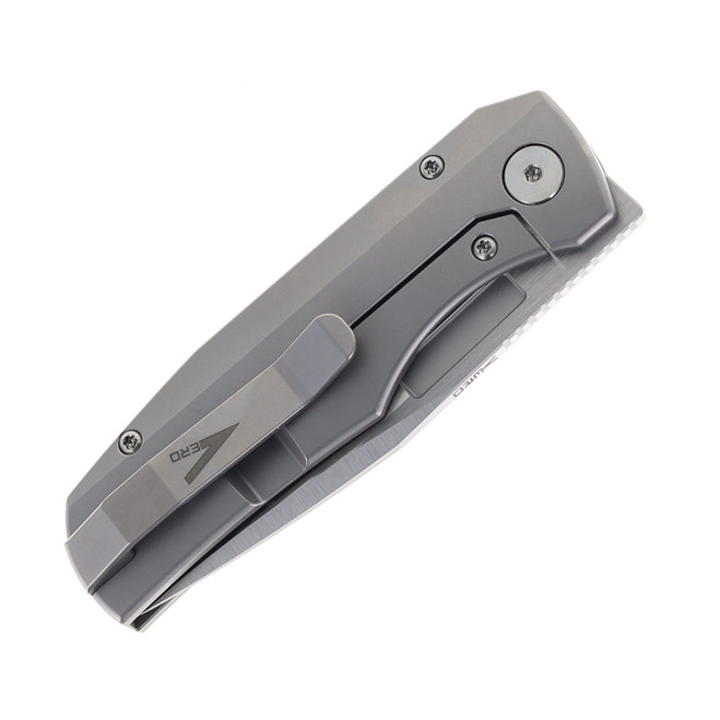 Vero Engineering Nova Mini Titanium Stonwash Handle M390 Drop