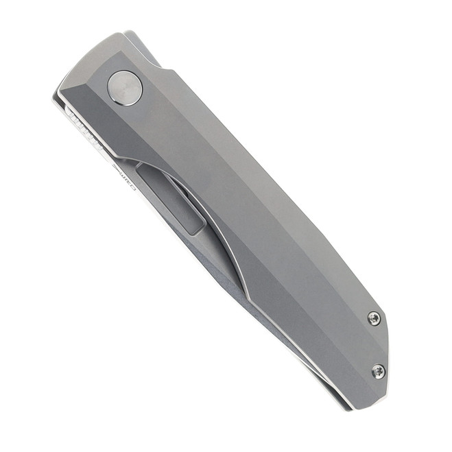 Vero Engineering Impulse Thin Framelock Folding Knife Titanium