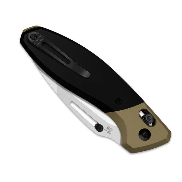 Kizer Bulli Folding Knife Black/Brown Titanium Handle S45VN Drop