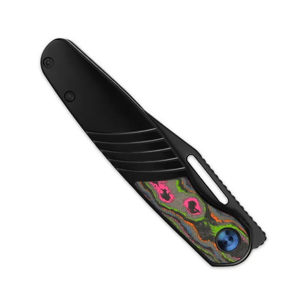 Kizer Raze Folding Knife Titanium/Color Camo 80's Handle S45VN