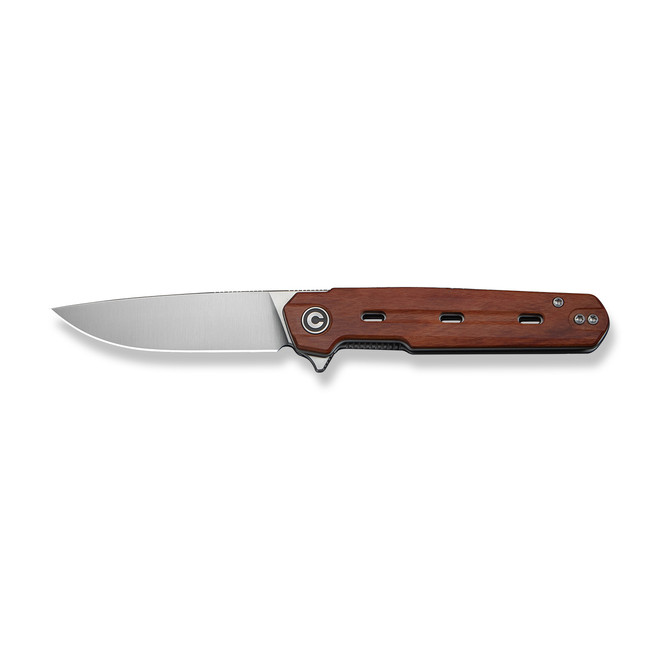 Civivi Navo Folding Knife Guibourtia Wood Handle Nitro-V Plain