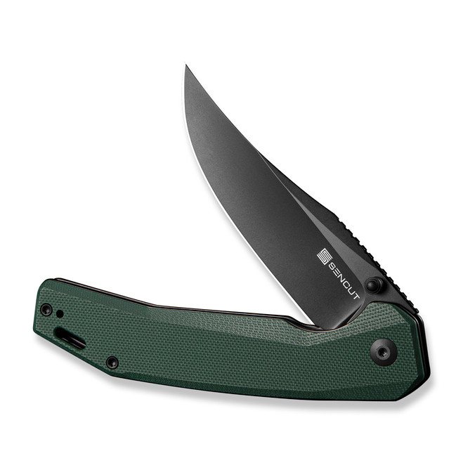 Sencut Vornix Folding Knife Teal Green G10 Handle 9Cr18MoV Plain