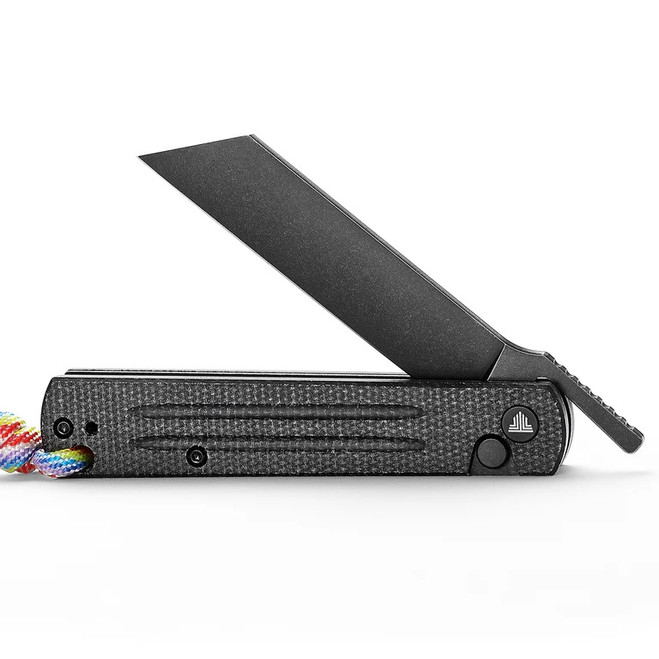 ® Trivisa Folding Knife Black Micarta Handle 10Cr15CoMoV