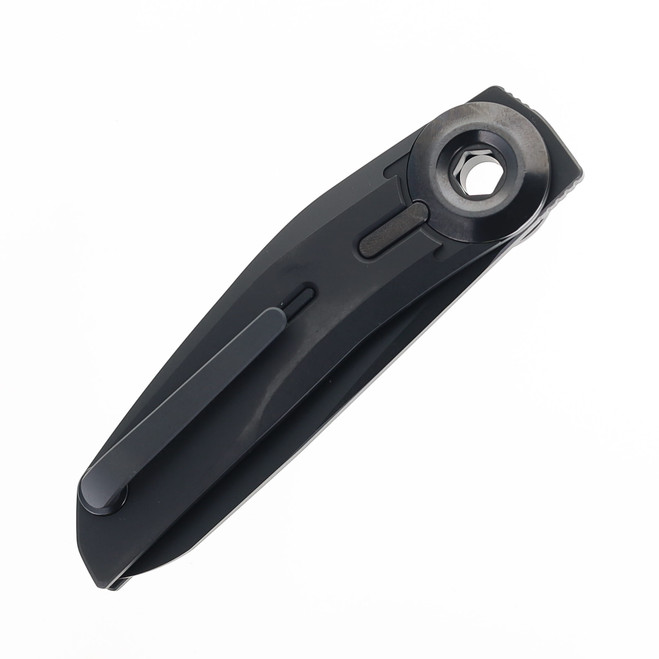 Reate VK-Tron Folding Knife Black DLC Titanium Handle Black DLC