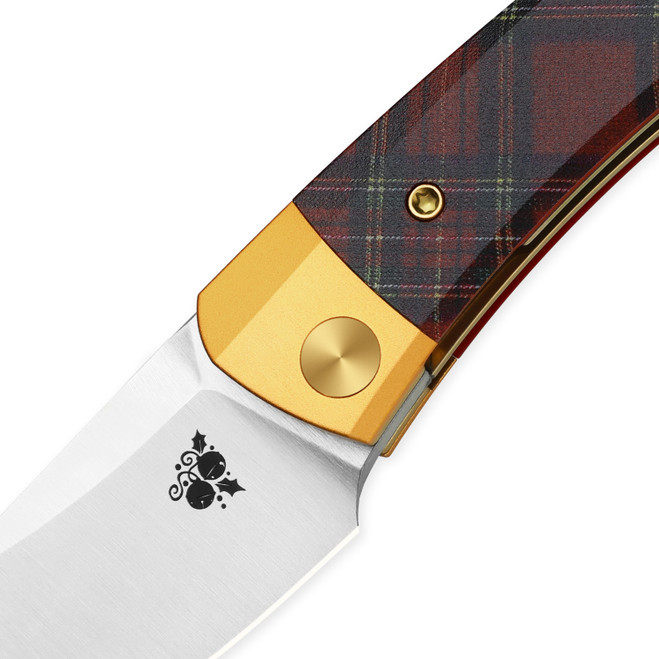 Christmas Exclusive Kizer Mini Momo Folding Knife Gold Aluminum