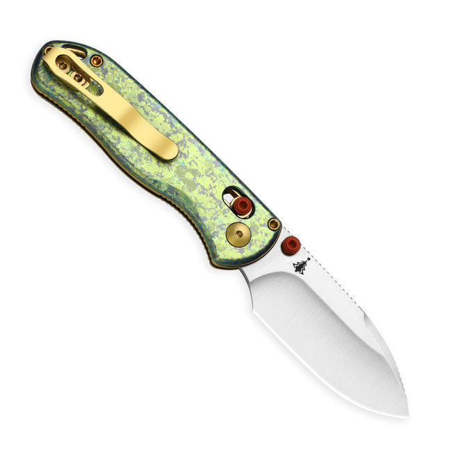 Kizer Drop Bear 2 Folding Knife Gray Aluminum Handle Nitro-V Drop