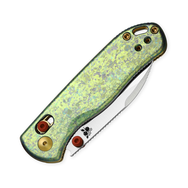 Kizer Drop Bear 2 Folding Knife Gray Aluminum Handle Nitro-V Drop