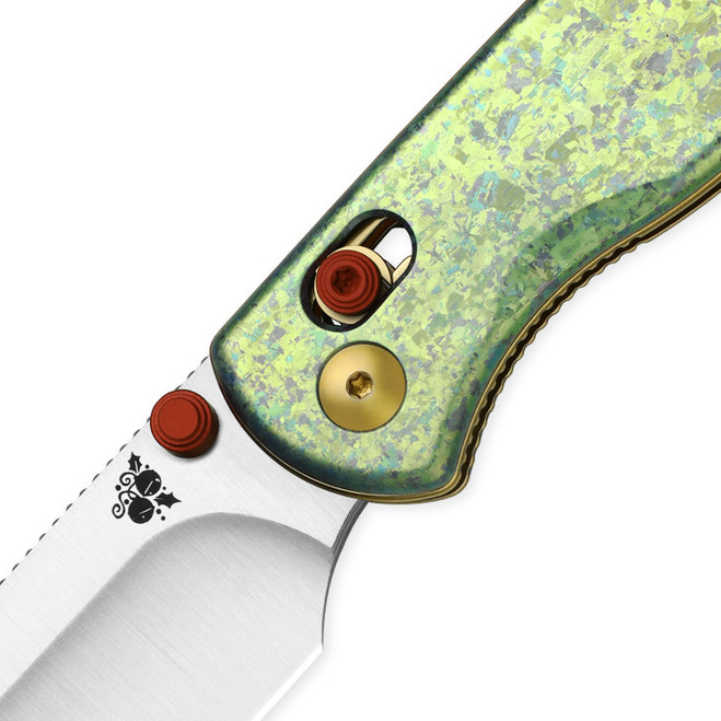 Kizer Drop Bear 2 Folding Knife Gray Aluminum Handle Nitro-V Drop