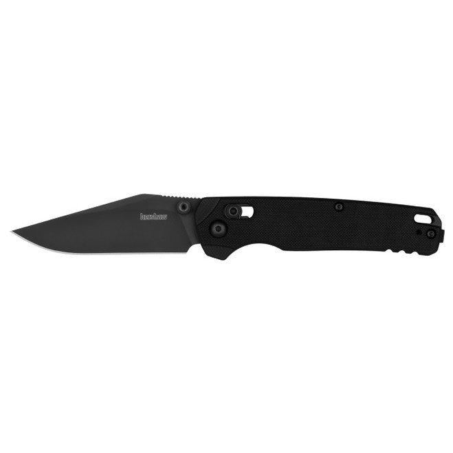 Kershaw Bel Air Folding Knife Black G10 Handle Magnacut Clip Point Plain Black Blade 6106BLK Kershaw Bel Air Folding Knife Black G10 Handle Magnacut Clip Point Plain Black Blade 6106BLK
