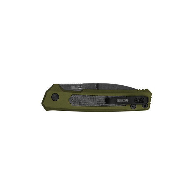 Kershaw Launch 22 Auto Knife OD Green Aluminum/Gray Micarta Handle