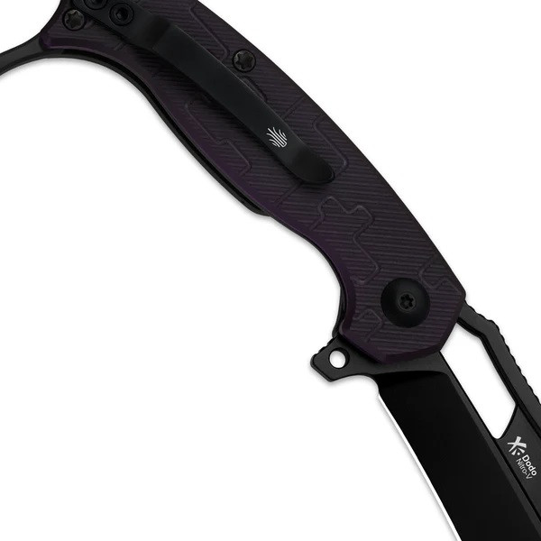 Kizer Dodo Folding Knife Deep Purple PC Handle Nitro-V Modify