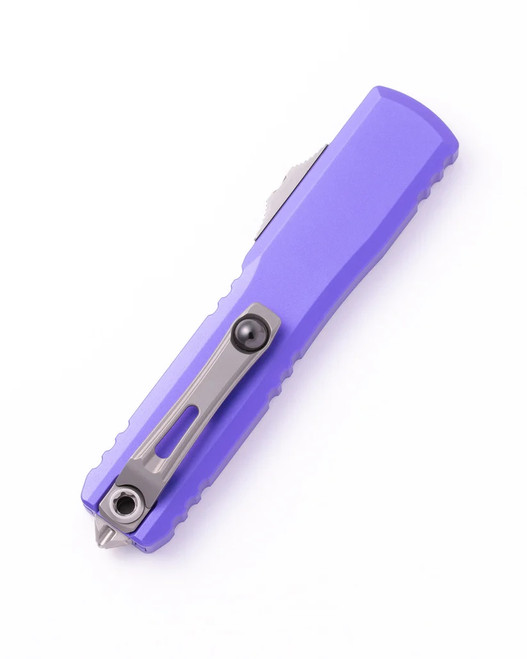 Microtech Ultratech Gen IV Automatic Knife Purple Aluminum Handle