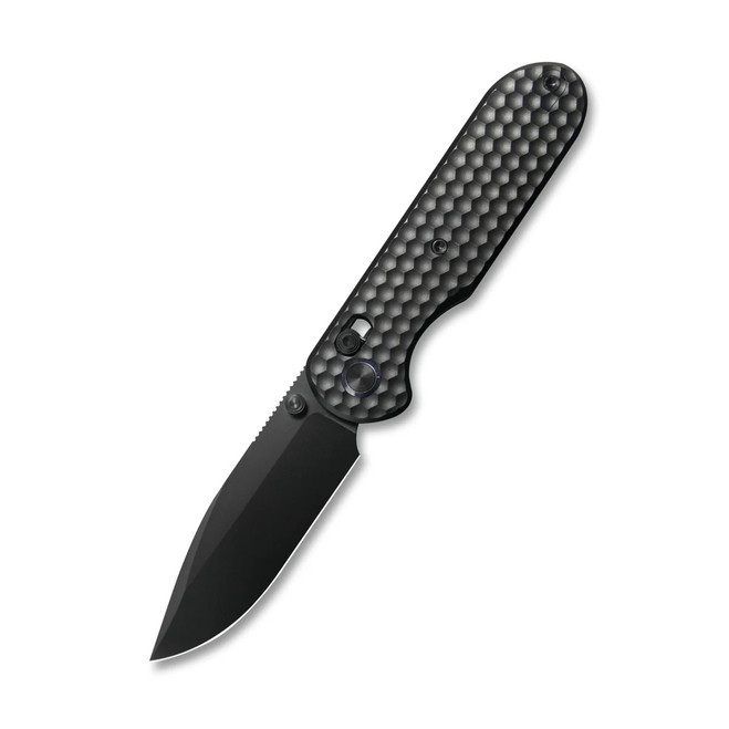Geo Ethereal Cutter Folding Knife Black Titanium Handle M390 Drop