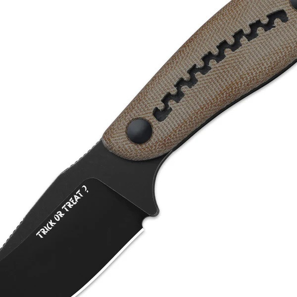 Kizer Hare Fixed Blade Knife Brown/Black Micarta/G10 Handle Nitro