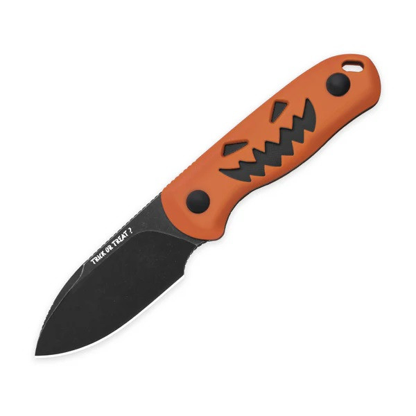 Kizer Drop Bear Fixed Blade Knife Orange/Black G10 Handle 14C28N