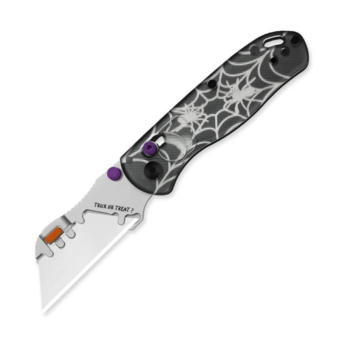 Halloween Limited Edition Kizer Uti Bear 2 Utility Knife Spider Web  Handle  V3619JHW2