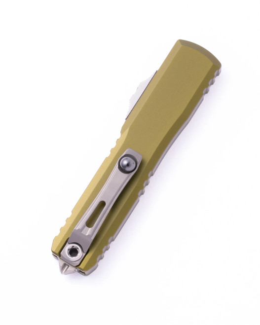 Microtech Ultratech Gen IV M390MK Double Edge Stonewash OTF