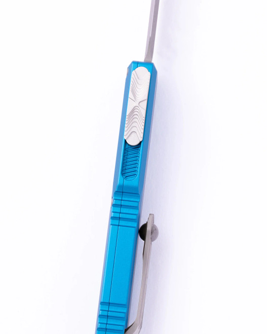 Microtech Ultratech Gen IV Aluminum Blue Handle Double Edge
