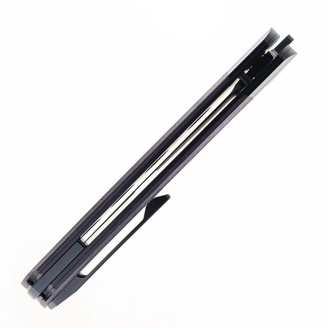 WMK Exclusive Kizer Momo Pocket Knife Polished DLC S45VN Blade