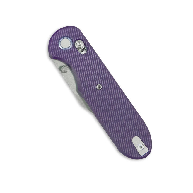 Geo Ethereal Cutter Folding Knife Purple G10 Handle M390 Clip