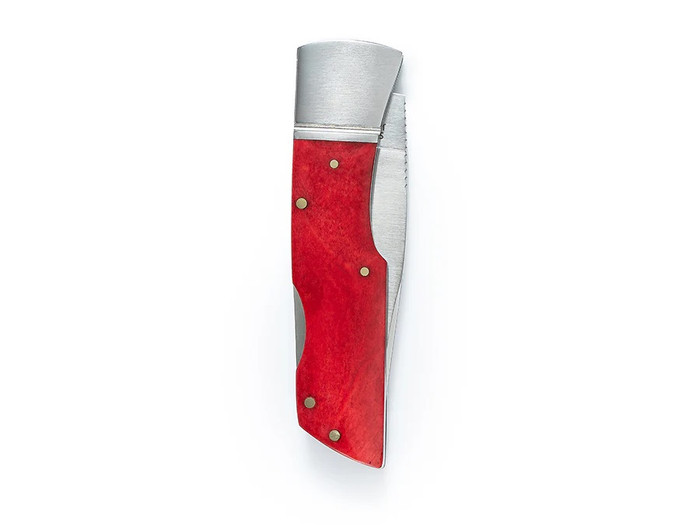 Finch Jackrabbit Gin Joint Slip Joint Folding Knife Red Bone