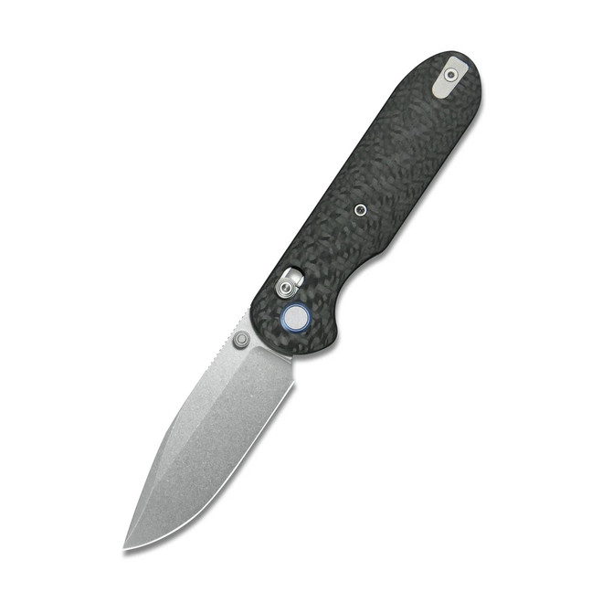 Geo Ethereal Cutter Folding Knife Black Carbon Fiber Handle M390