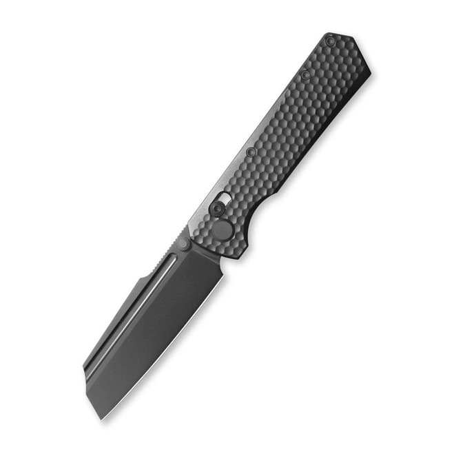 Geo Noxiz Folding Knife Black Titanium Handle M390 Sheepsfoot