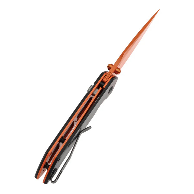 Tenable Fenrir Top Liner Lock Folding Knife Carbon Fiber Orange