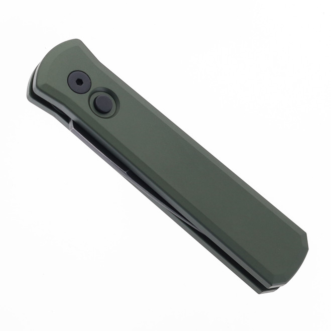 Pro-Tech Godson Automatic Green Aluminum Handle DLC Washed 154cm