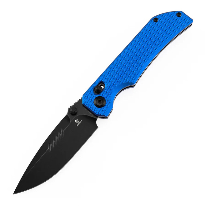 Tenable Eaglestrike Folding Knife Blue Aluminum Handle Nitro-V
