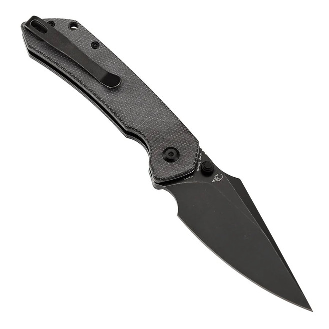 Tenable Fenrir Folding Knife Black Micarta Handle 14C28N Harpoon